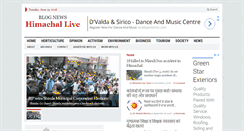 Desktop Screenshot of himachallive.com